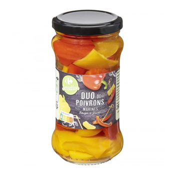Carrefour Sensation Marinated Sweet Peppers 185g