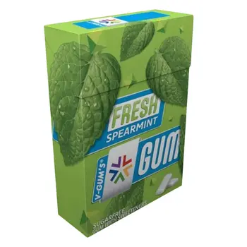 V Gum Sugar-Free Spearmint Chewing Gum 22.5g