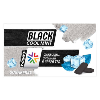 VGum's Black Cool Mint Sugar-Free Gum 17g