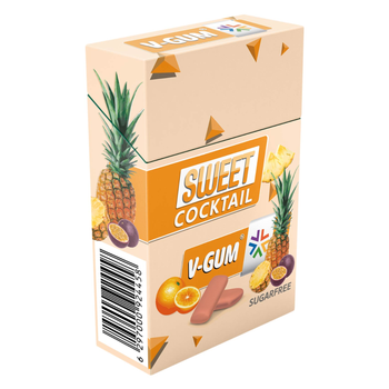 V Gum Sweet Cocktail Sugar-Free Gum 20g