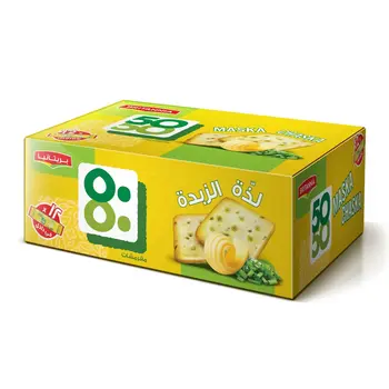 Britannia Fifty Fifty Maska Chaska Crackers 12x62g