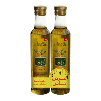 Al Wazir Extra Virgin Olive Oil 2×500Ml