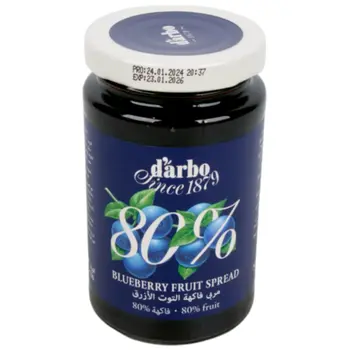 D'arbo Blueberry Fruit Spread 250g