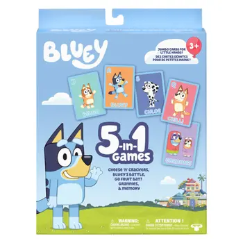 Bluey 5-In-1 Card Game Set 1Piece