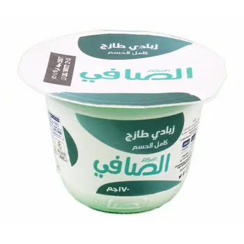 الصافي زبادي طازج كامل الدسم ١٧٠جرام