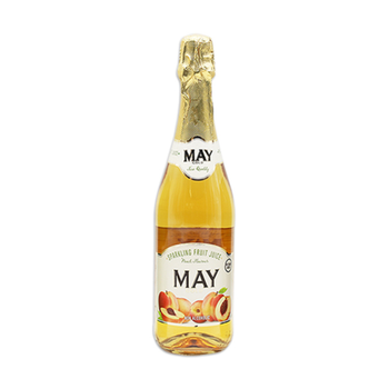 ماي عصير خوخ فوار خالي من الكحول 750مل
