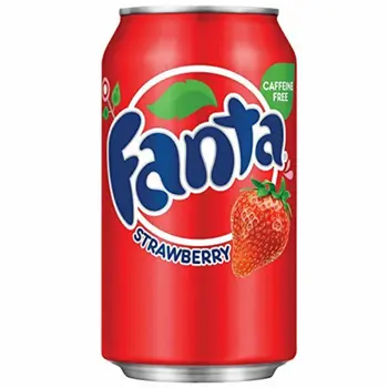 Fanta Strawberry Flavored Soft Drink 12oz