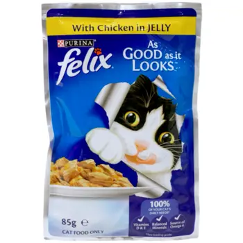 بورينا فيلكس طعام قطط رطب 85جرام