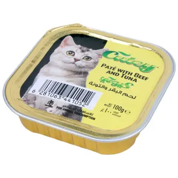 كيوتي طعام قطط رطب 100جرام