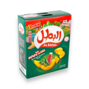 البطل رقائق البطاطس بنكهة الكاتشب والهالبينو 12×23جرام