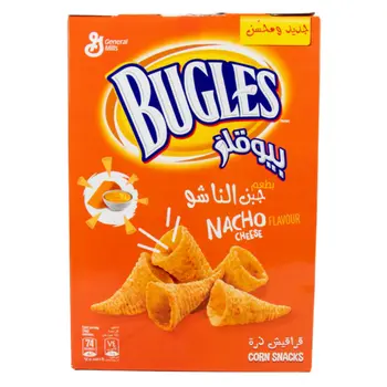 بيوقلز قراقيش ذرة بطعم جبن الناتشو 12×15جرام