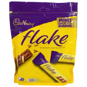 كادبوري فليك رقائق شوكولاتة هشة بحجم صغير 145جرام