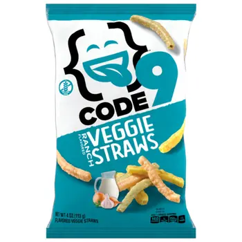 كود 9 رقائق الخضار بنكهة الرانش خالية من الجلوتين 113جرام