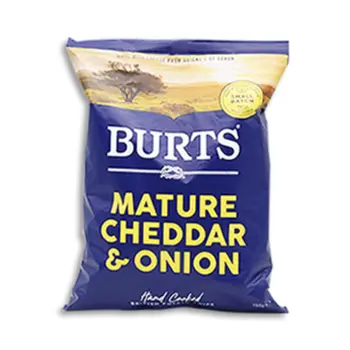 بورتس رقائق البطاطس بطعم الشيدر والبصل 150جرام