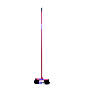 Vileda Red Indoor Broom with Stick
