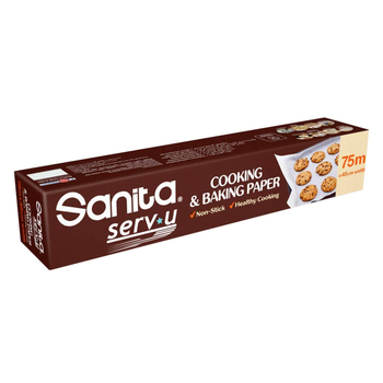 Sanita Servu Non-Stick Baking Paper 75m
