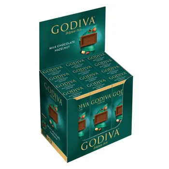 Godiva Hazelnut Milk Chocolate 12x36g