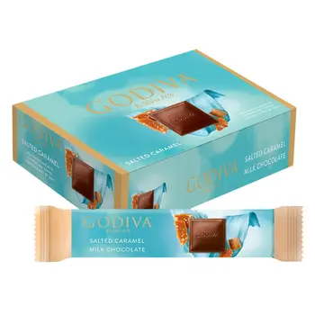 جوديفا بلجيكا 1926  لوح شوكولاتة الحليب بالكراميل المملح 12×32جرام