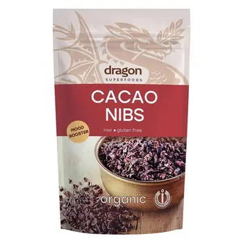 دراغون سوبر فوودز حبيبات كاكاو عضوي 200جرام