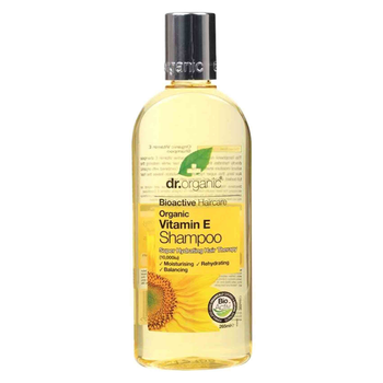 دوكتور أورغانيك بيو آكتيف هير كير شامبو عضوي غني بفيتامين E  أصفر 265مل