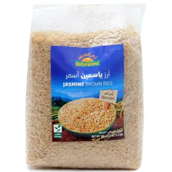 أرض الطبيعة ياسمين أرز بني مبرعم 1 كجم