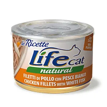 Lifecat Natural Chicken & White Fish Fillets 150g