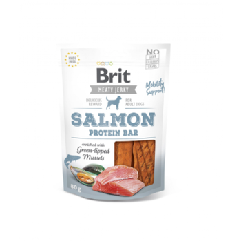 Brit Jerky Salmon Protein Bar 80 G