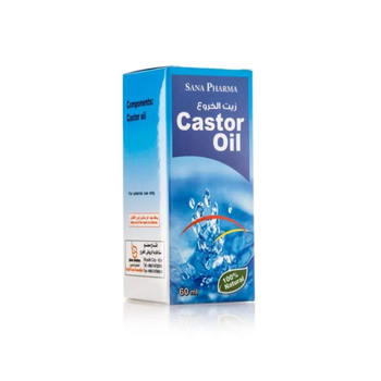 Sun Care Sana Pharma 100% Natural Castor Oil 60Ml