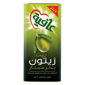 عافية زيت زيتون بكر ممتاز 4 لتر