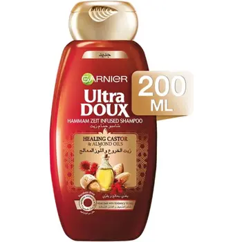 Garnier Ultra Doux Castor & Almond Oils Shampoo 200ml