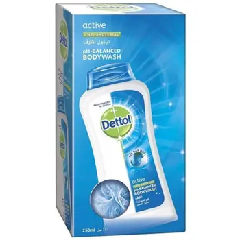 Dettol Active Antibacterial Body Wash 250ml
