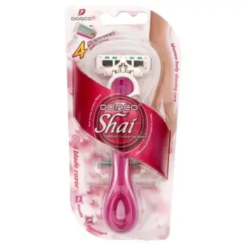 Dorco Shai Pink 4-Blade Razor for Women