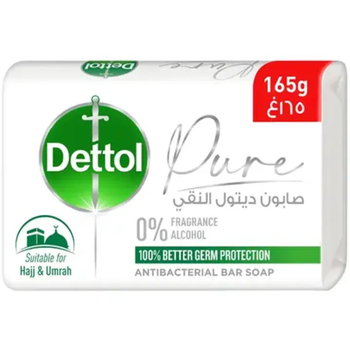 Dettol Pure Antibacterial Soap 165g