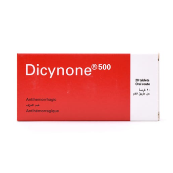 Dicynone Antihémorragique Tablets 500mg 30 Count