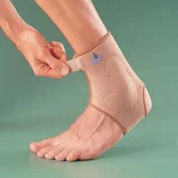 Oppo Beige Silicon Ankle Support Medium