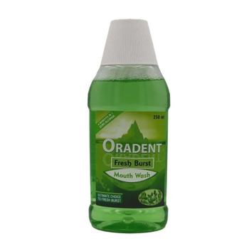 Oradent Fresh Burst Mouthwash 250Ml