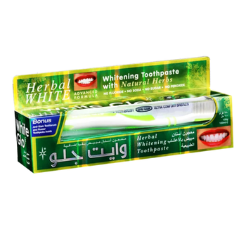 White Glo Herbal White Whitening Toothpaste 100ml