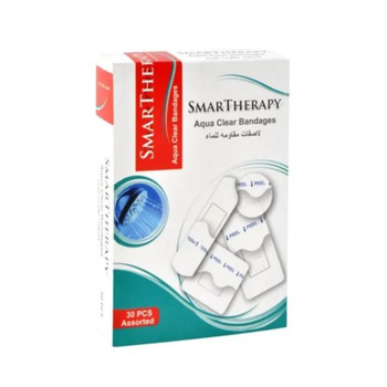 Smartherapy Aqua Clear Assorted Bandage Mix 30Pieces