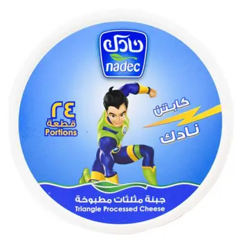 Nadec Captain Triangle Processed Cheese 24 Pieces