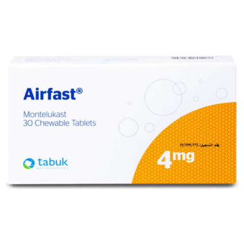 Tabuk Montelukast Chewable Tablets 4mg 30 Count