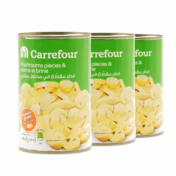 كارفور قطع فطر في محلول ملحي × 3 425 جرام