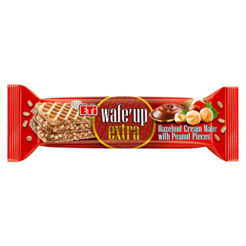 Eti Wafe Up Extra Hazelnut Cream Wafer With Peanut Pieces 29g