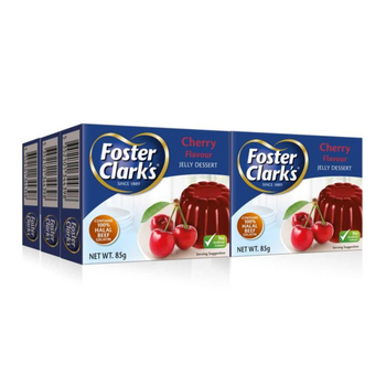 Foster Clark's Cherry Jelly Dessert 6x80g