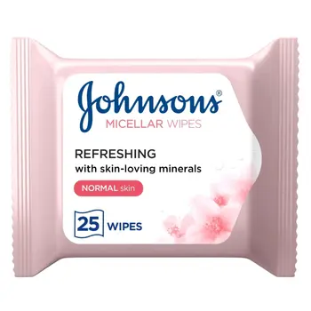 Johnson's Micellar Cleansing Wipes 25 Pieces