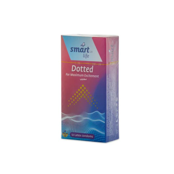 Smart Life Dotted Latex Condoms 12 Pieces