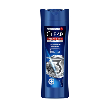 Clear Men 3-in-1 Charcoal Shampoo 600ml