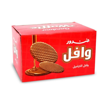 Gandour Caramel Waffle Pack 24x28g