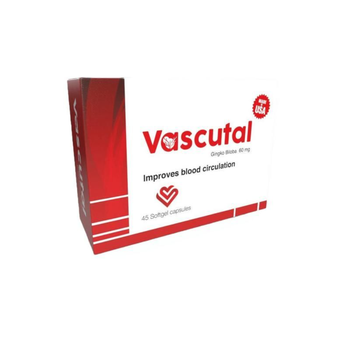 Vascutal Ginkgo Biloba Capsules 60mg 45 Count