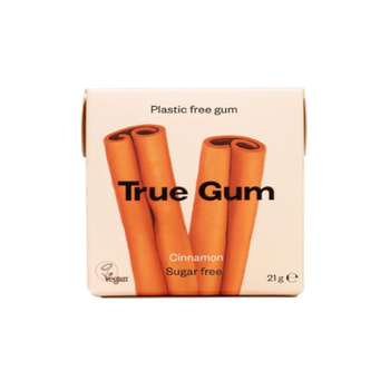 True Gum Cinnamon Sugar-Free Chewing Gum 21g