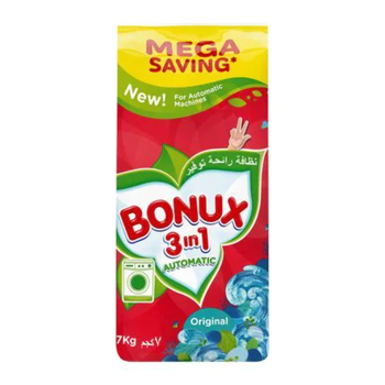 Bonux 3 In 1 Low Foam Detergent Powder 7kg